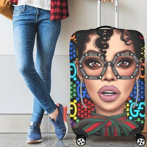 GLG Girl Psychedelic Gucci Inspired Luggage Cover